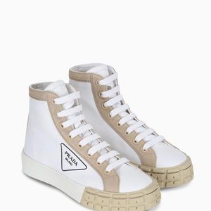 PRADA
High-Top Logo Sneakers